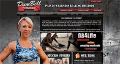 Desktop Screenshot of dumbellfitness.com